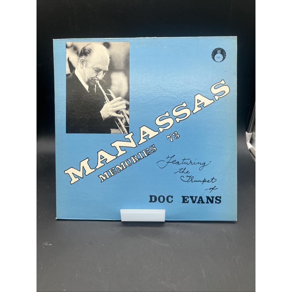 Doc Evans Manassas Memories 73 Vinyl LP Fat Cats Jazz FCJ 163 PLAY TESTED Sleeve
